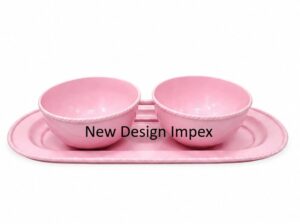 Dates Serving Bowl With Tray