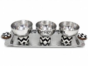 Dates Server Dish Bowls With Tray