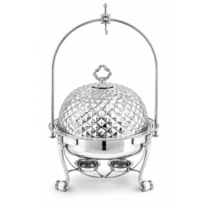 Handmade Design Food Warmer Serving Chafing Dish For Silver Plated