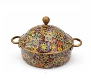 Enamel Printed Insulated Hot Pot