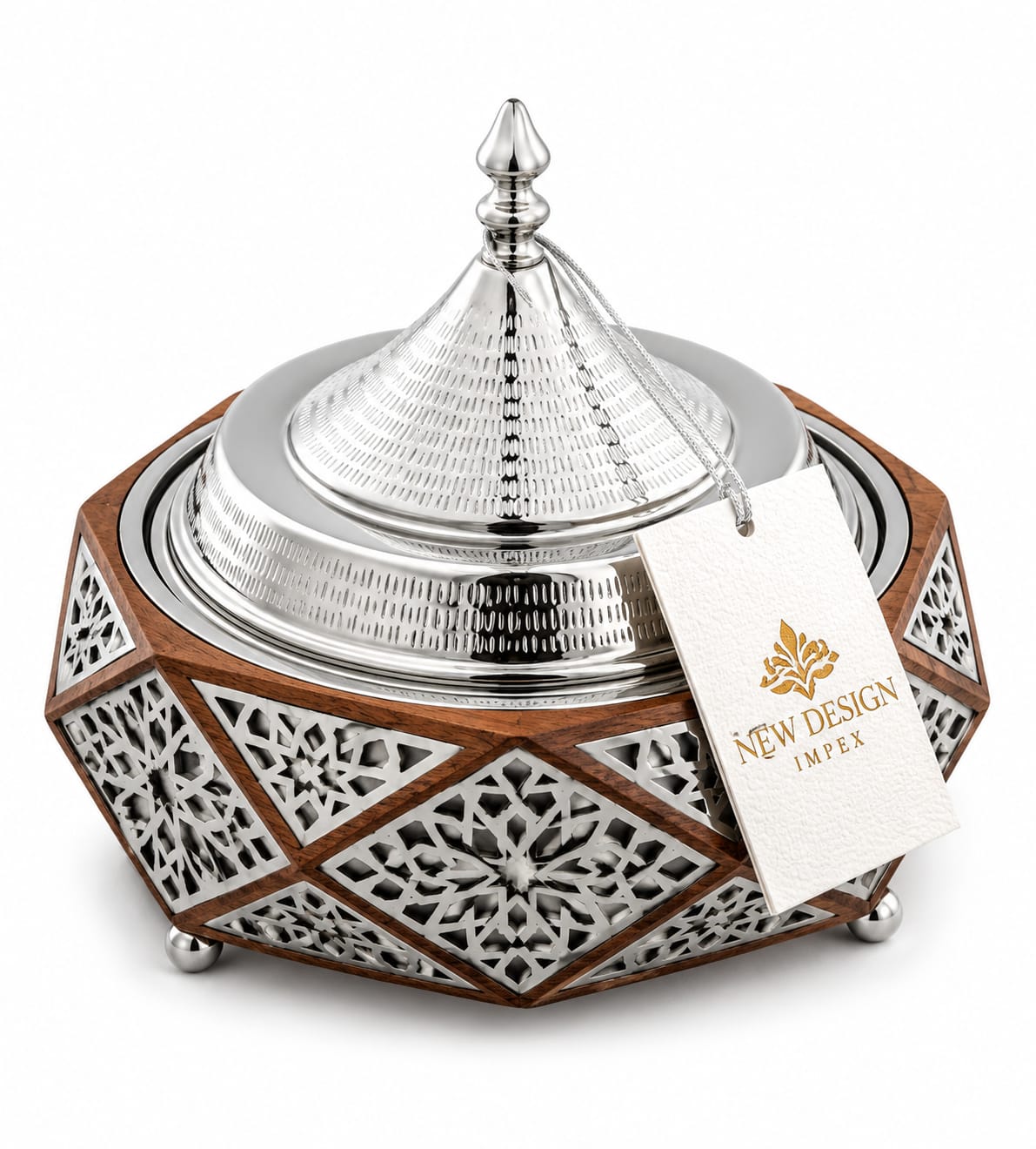 Luxurious Arabic Hot Pot Wooden Hot Pot For Food Supplies For Restaurant Supplies