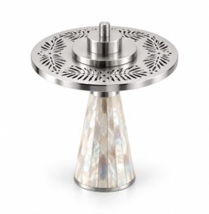 Arabic Incense Burner With Mother of Pearl Design