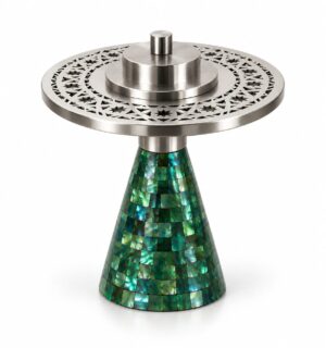Mother Of Pearl Design Incense Burner For Cone Shape